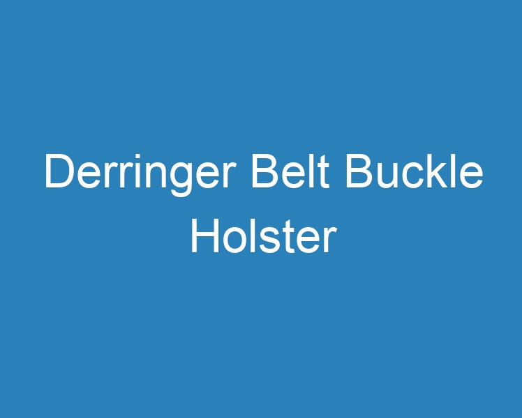 20 Best Derringer Belt Buckle Holster [2023] - Curee