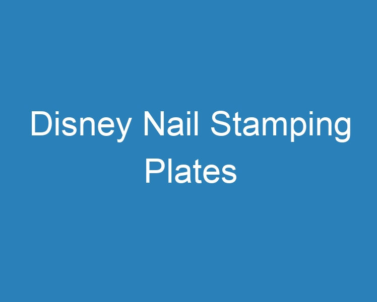 Disney Nail Stamping Plates Set - wide 7